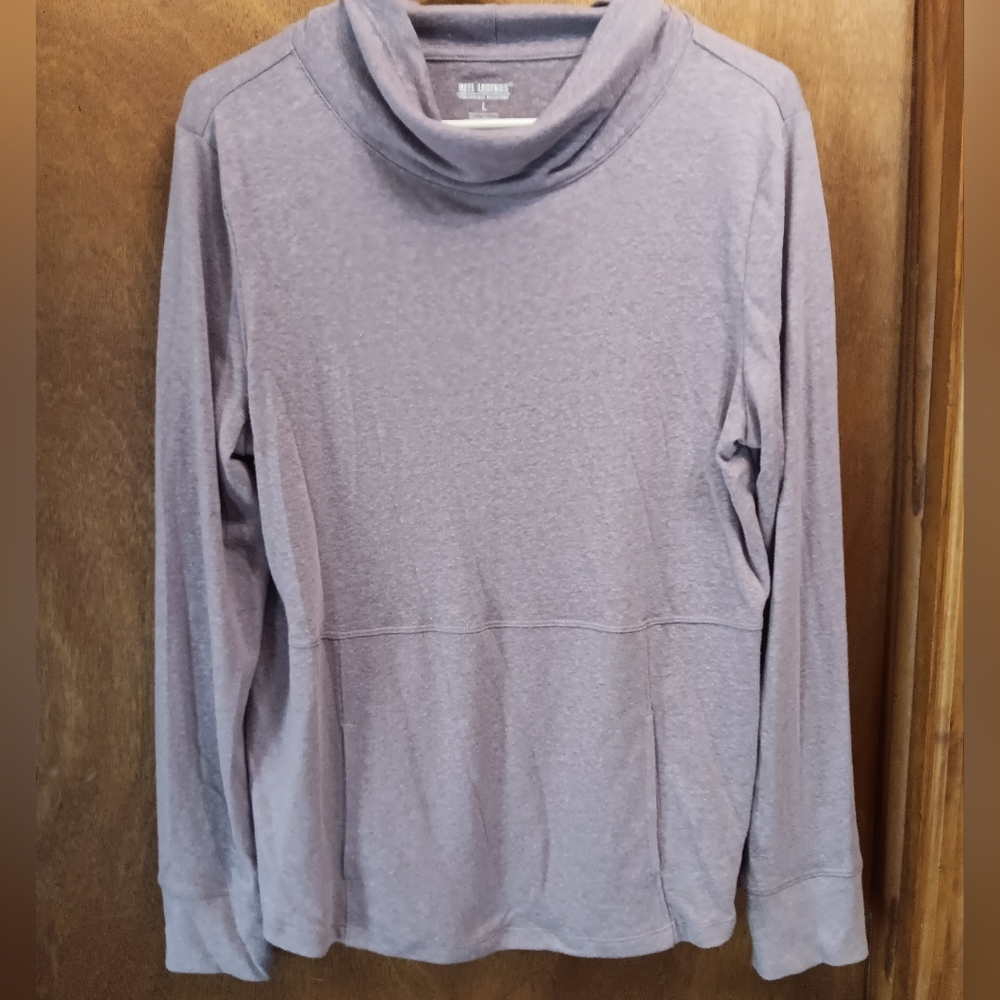 Reel Legends Lavender Cowl Neck Sweater